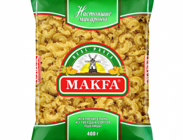 Макаронные изделия Макфа "Петушиные гребешки" 400гр