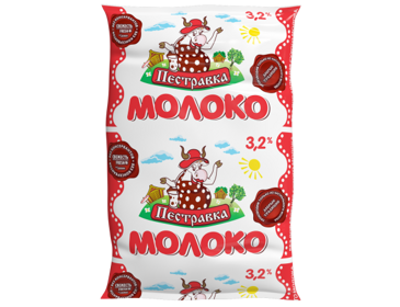 Молоко питьевое Пестравка 3.2% ультрапастеризованное ТФА 900г